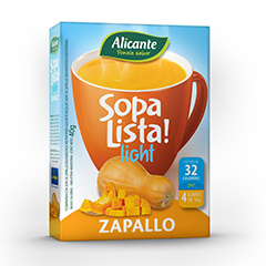 ALICANTE SOPA LISTA ZAPALLO LIGHT 4SX10GR