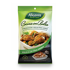 Saborizador Para Horno Con Bolsa Pollo a las Finas Hierbas Alicante x 30 Gr.
