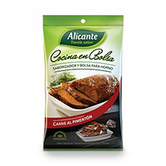 Saborizador Para Horno Con Bolsa Alicante Carne Al Pimentón x 30 Gr.