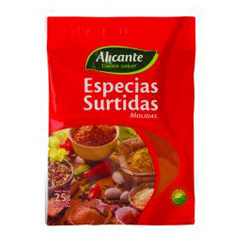 Especias Surtidas Alicante x 25 Gr.