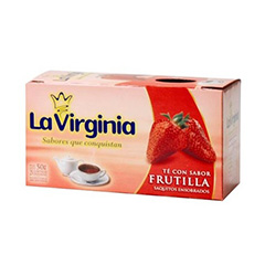 Té Sabor Frutilla En Saquitos Ensobrados La Virginia  25 Un