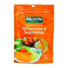 Alicante Condimento P/Milanesas Y Supremas 25 Grs
