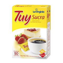 Edulcorante Tuy Sucra En Sobres X 50 Un.