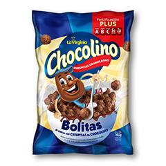 Cereal Bolitas Con Chocolate Chocolino Plus x 120 Gr