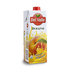 Jugo Durazno Natural Del Valle 1 Lt