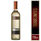Vino blanco Colon torrontes x 750 cc.