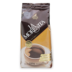 Cafe Molido Clasico Torrado Intenso La Morenita 250 Gr