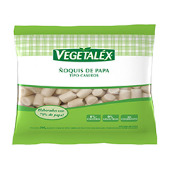 N?Oquis De Papa Congelados Vegetalex 500 Gr