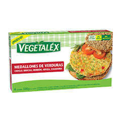 MEDALLON VEGETALEX VERDURA 4UN. X 300G