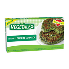 MEDALLON VEGETALEX ESPINACA 4UN X 300G