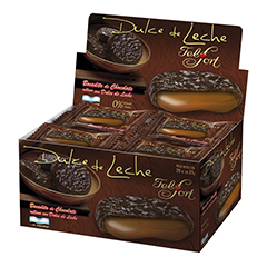 Chocolate Medallon Con Dulce De Leche Felfort Medallon 21 Gr