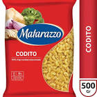 Fideos Matarazzo codito rayado de semola x 500 gr.
