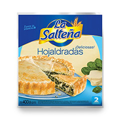 Tapas Para Pascualina La Salteña Hojaldradas x 2 Unidades.