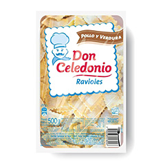 Ravioles Pollo y Verdura Don Celedonio 500 Gr