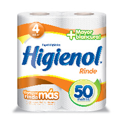 PAPEL HIG.HIGIENOL RINDE 4 X 50MTS