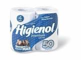 PAPEL HIG.HIGIENOL PREMIUM D/H X 4 X 50MT