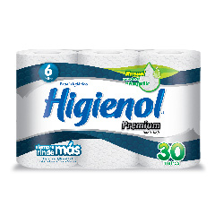 Papel Higienico Higienol Premium Doble Hoja 6 X 30Mt 