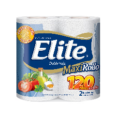 ROLLOS DE COCINA ELITE DOBLE HOJA MAXIROLLO 2X100 UN