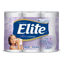   Papel Higienico Doble Hoja Ultra Seda Elite Pack 12 Un 360 Mt 