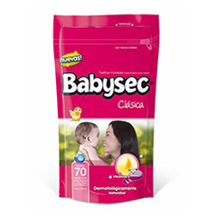Toallitas Huemedas Babysec X70Un