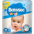 pañales M Babysec Ultra X72un 