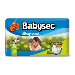 PAÑALES BABYSEC ULTRA HIPERPACK XXG 40 UN