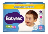 pañal babysec xg 8un