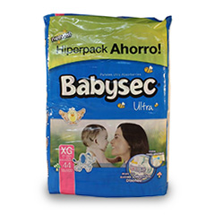 Pan?Al Xg Ultra Hiperpack Babysec 44 Un