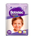 pañales XG Babysec Premium 18Un
