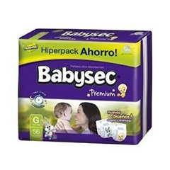 Pan?Al G Hiper Premium Flexi 3D Babysec 56 Un