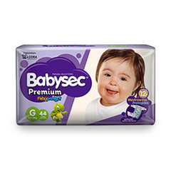 Pan?Al Xxg Hiper Flexi 3D Babysec Premium 44 Un