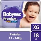 Pañales Descartables Premium Talle Xg Babysec 18un