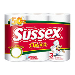 ROLLO COCINA SUSSEX CLASICO 3X50 PANOS