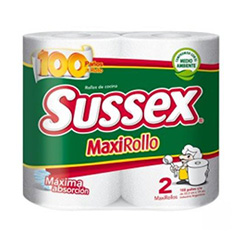 ROLLOS DE COCINA SUSSEX MAXIROLLO 2X100 UN