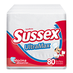 SERVILLETA SUSSEX ULTRA MAX 80U