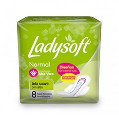 TOALLAS  LADYSOFT NORMAL ULTRA SECA C.ALAS 8 UN