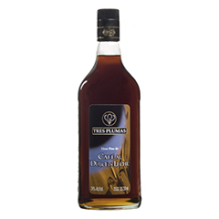 Licor De Cafe Al Dulce De Leche Tres Plumas 750 Cc