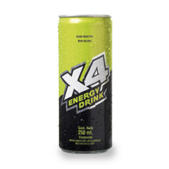 X4 Energy drink x250ml_unidad