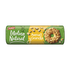 Galletitas Avena Y Granola Molino Natural Okebon 251 Gr