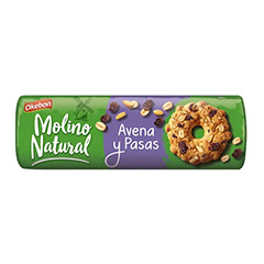 Galletitas Avena Y Pasas Molino Natural Okebon 247 Gr