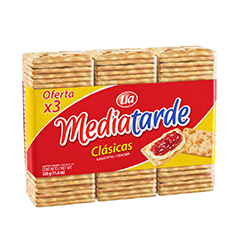 Galletitas Media Tarde De Agua x 330Gr