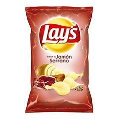 LAYS JAMON SERRANO 55G