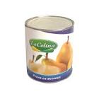 Peras en mitades comunes La Colina lata x 820 grs.Neto