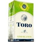 Vino de mesa blanco Toro x 930 ml.