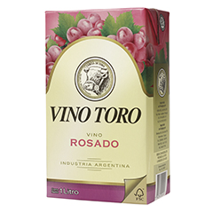 VINO TORO ROSADO TETRA 1 LT.