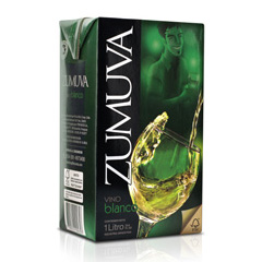 VINO ZUMUVA BLANCO CAJA 1 LT