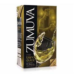 VINO ZUMUVA BCO/DULCE PRISM/1L