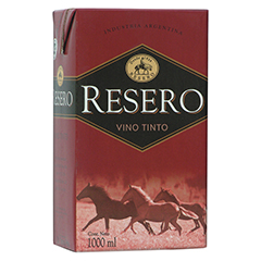 VINO RESERO TINTO 1 LTR.