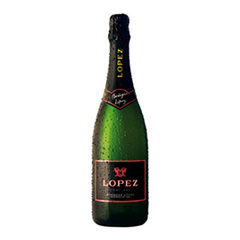 Champagne  Lopez Demi Sec x 750 Ml.