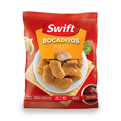 Bocaditos Rebozados De Pollo Supercongelados Swift 380 Gr